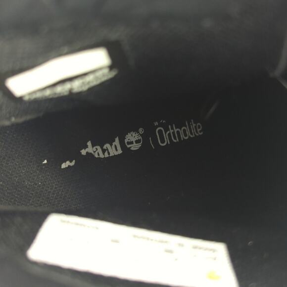 Timberland Tillston Heeled Boots Sz 7.5 Black Suede Baddie Streetwear Punk Goth - Picture 7 of 14